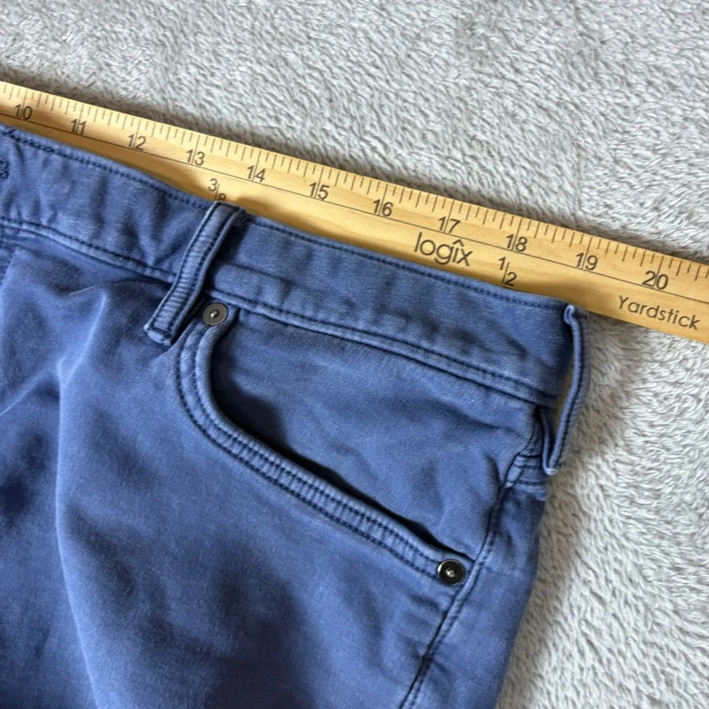 Banana Republic Pant Men 38x32 (Fits 38x31) Traveler Athletic Taper Blue Stretch
